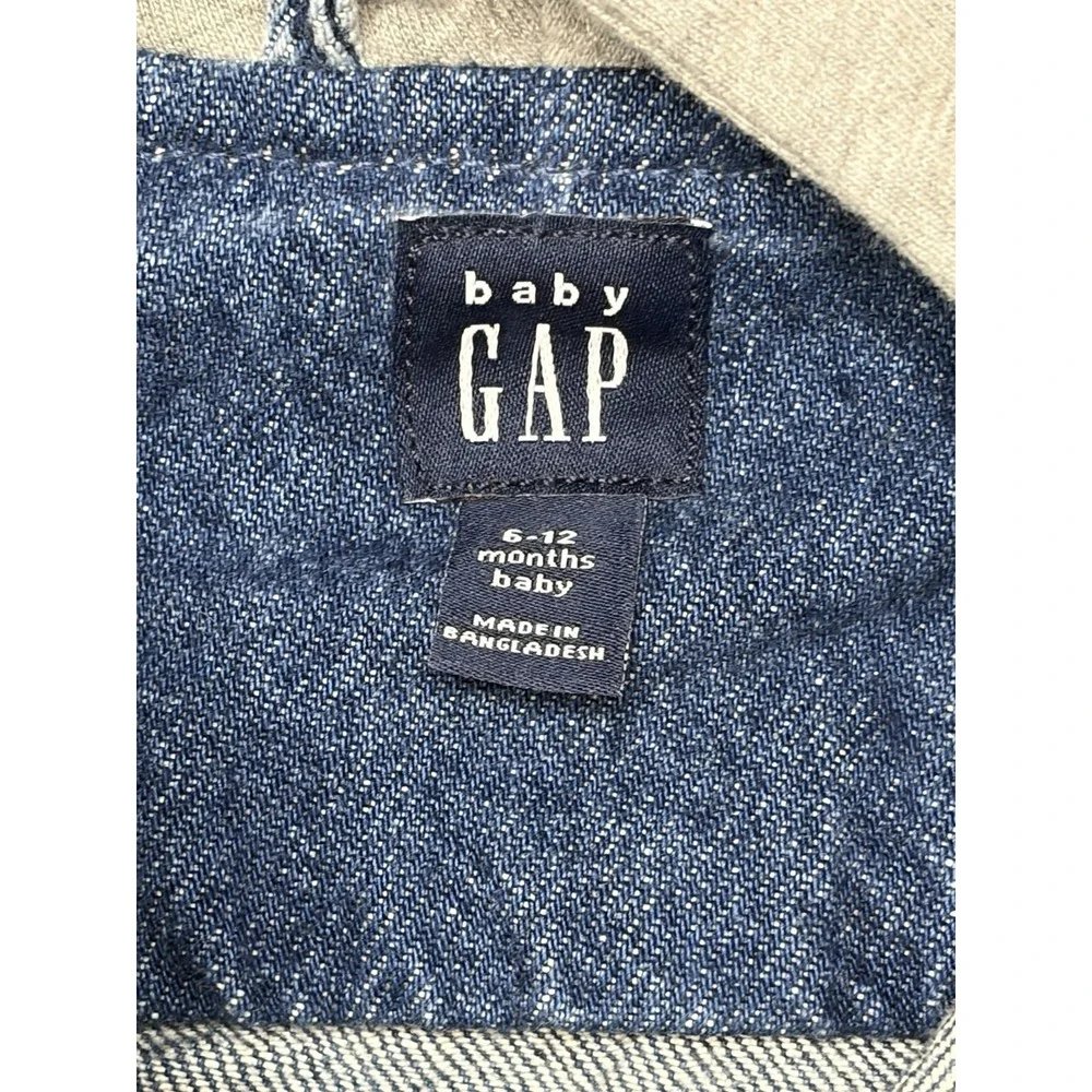 Baby Gap 6-12 Month Blue Denim Jacket NWT Snaps Pockets Fall/Winter/Boy/Girl